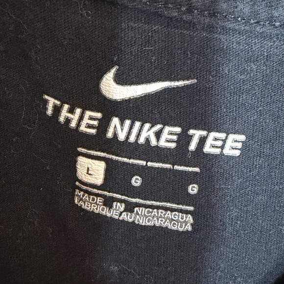 Nike Men's large black Just Do It T-shirt - Picture 2 of 5